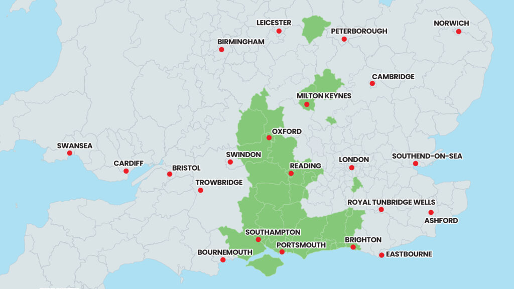 Areas Covered by HEART (Home Energy Assessment and Retrofit Team